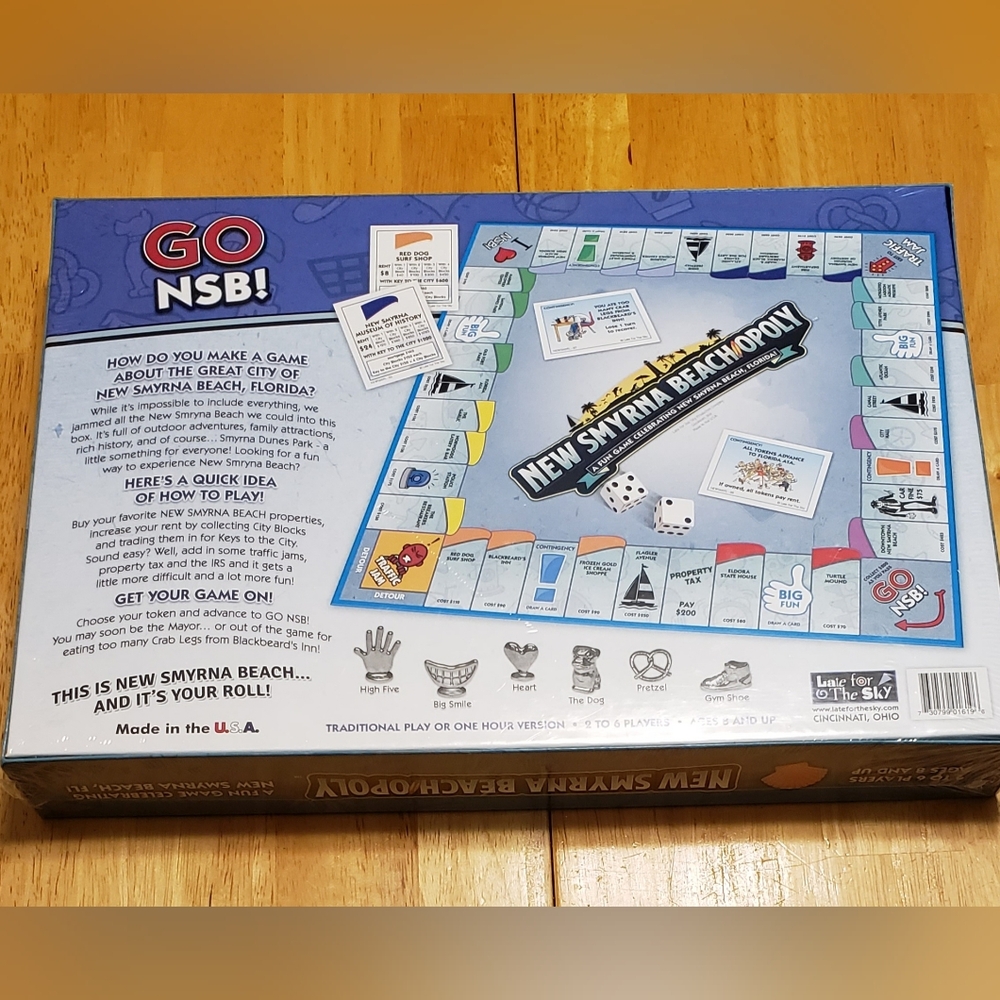 New Smyrna Beach Monopy Game - Picture 2 of 4
